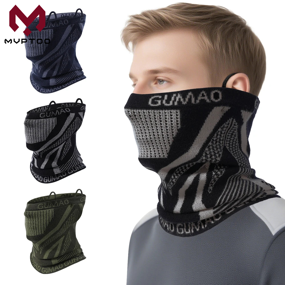 Neck Gaiter Face Cover - Winter Bandana Neck Warmer Gaiter Ski