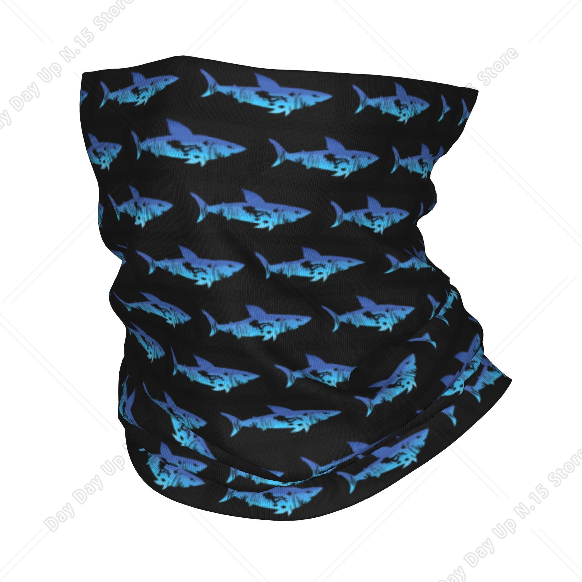 Neck Gaiter Face Cover - Shark Scuba Diving Bandana Neck Gaiter