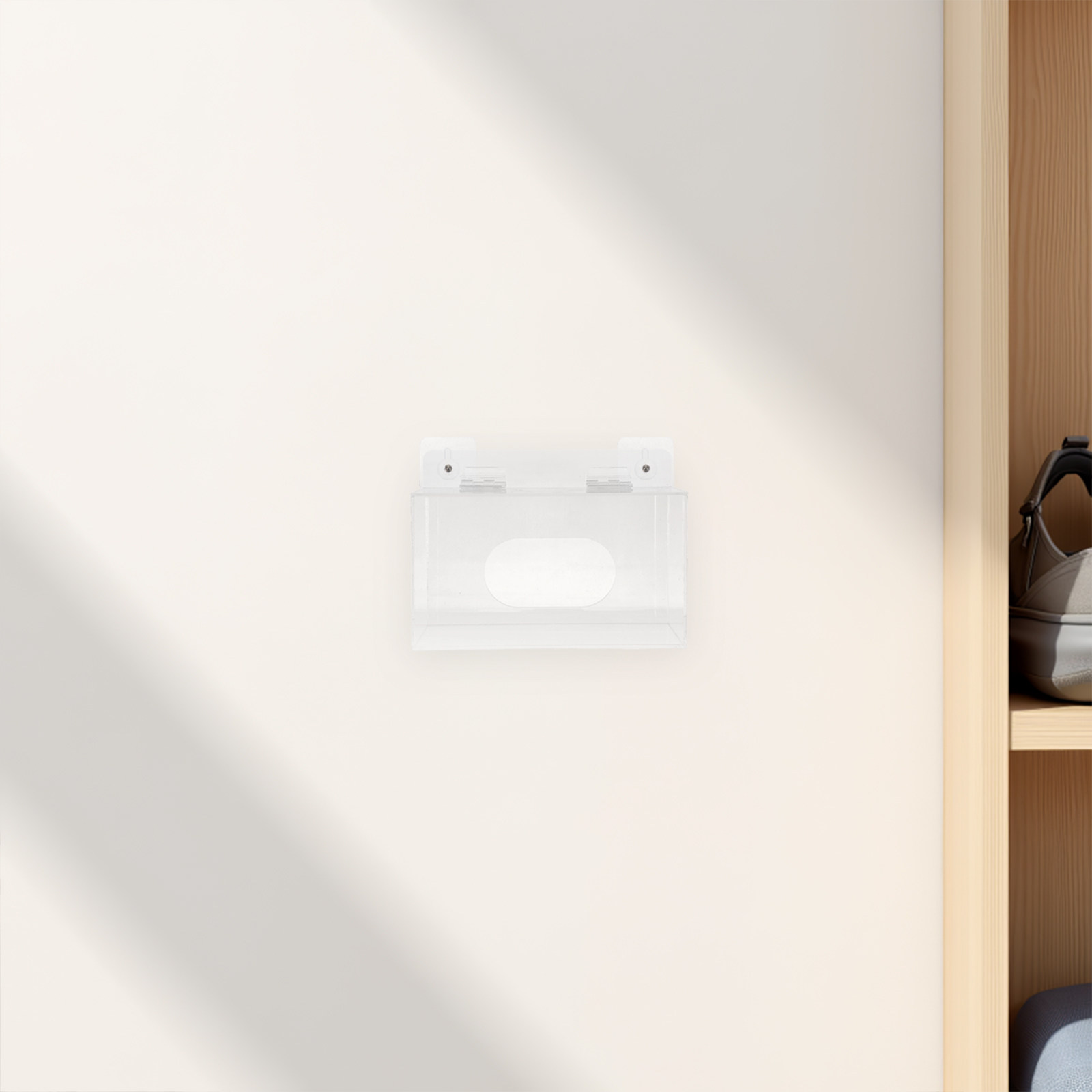 Acrylic Face Mask Holder Wall  - Face Mask Storage Box 评论和价格