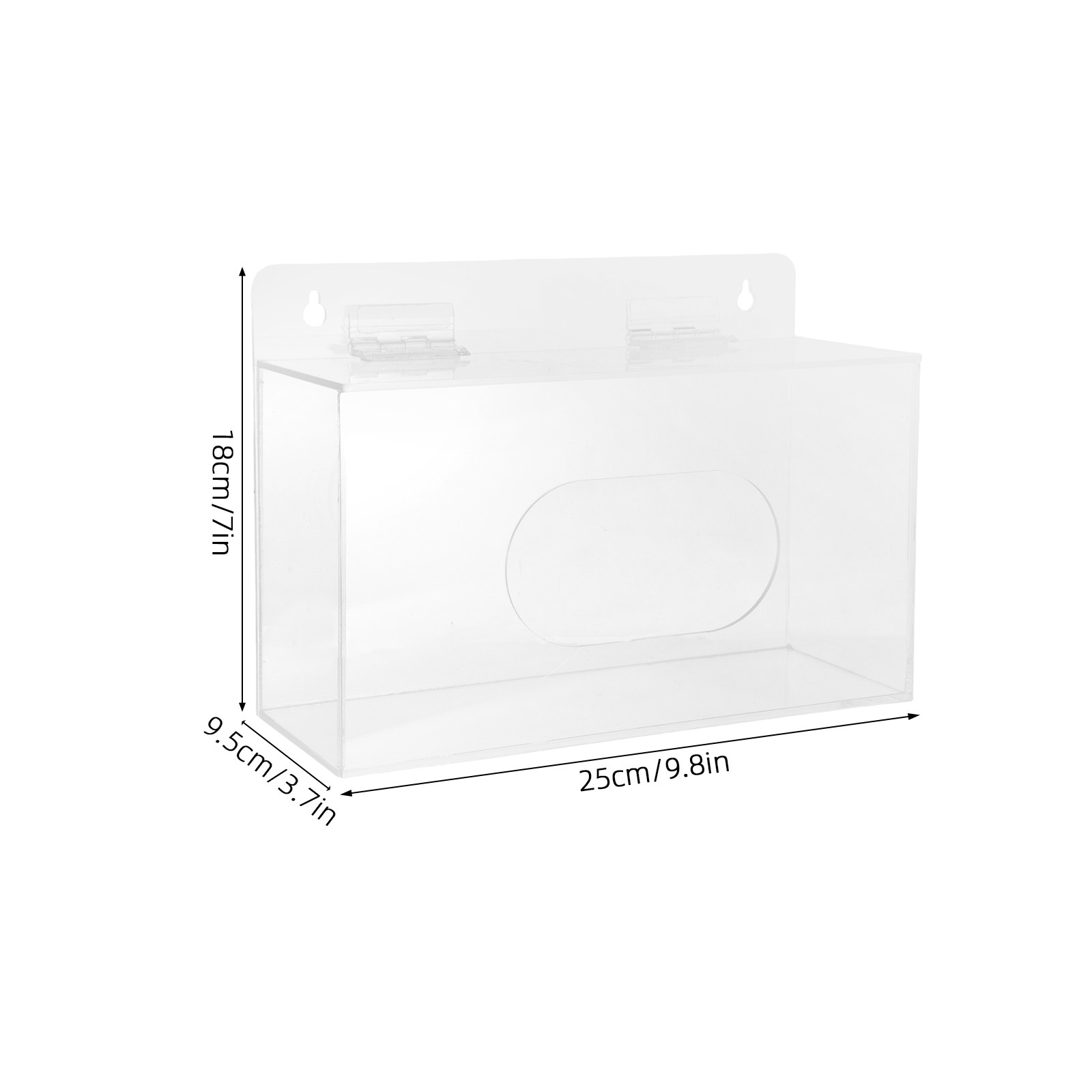 Acrylic Face Mask Holder Wall  - Face Mask Storage Box 评论和价格